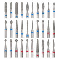 Real Factory Produced Best Quality Nail Drill Bits Diamond For Russian